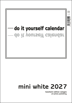 MINI WHITE BLANKOKALENDER DIY BASTEL SELBSTGESTALTEN